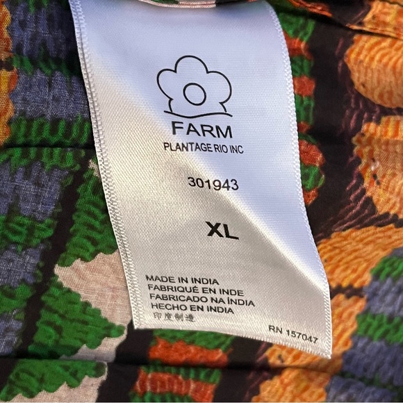 NWT Farm Rio Graphic Toucans Stripe Mini Skirt in Multi - Size XL - Picture 9 of 11